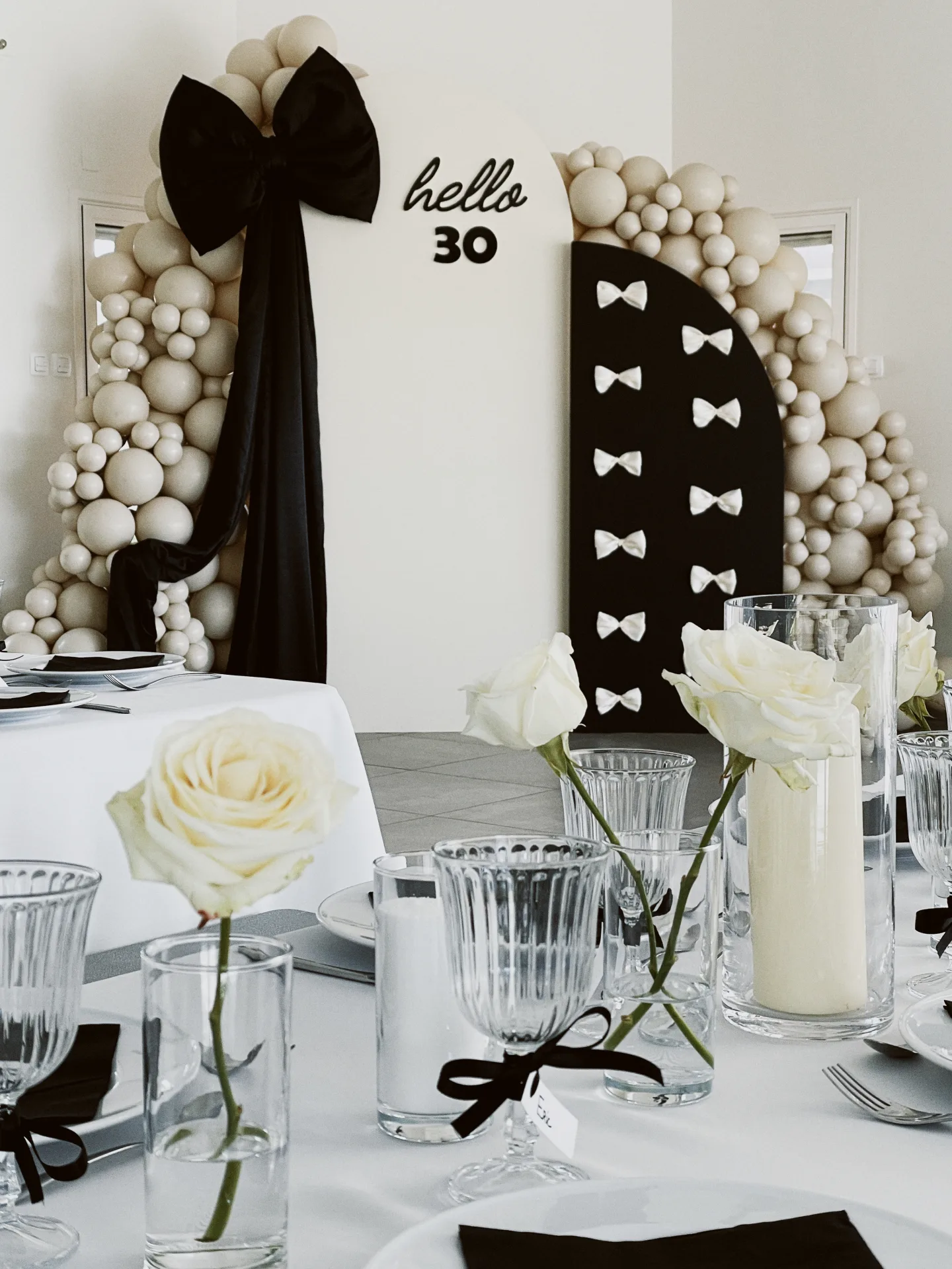 Decoration anniversaire luxe